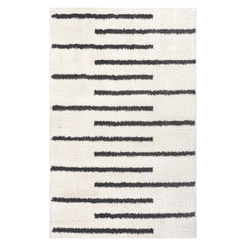 JONATHAN Y  Alaro Berber Stripe Shag Area Rug