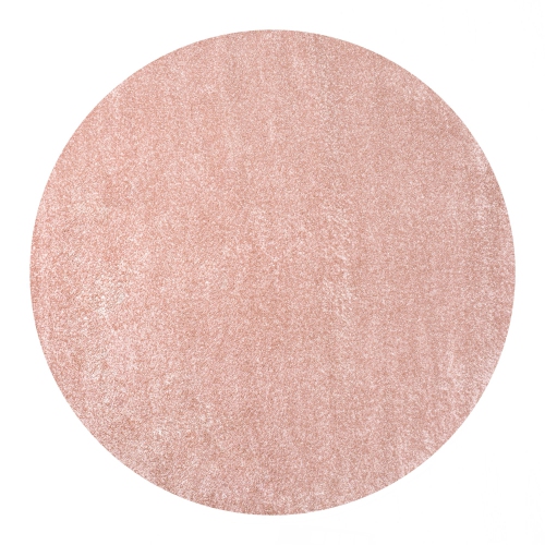 JONATHAN Y  Haze Solid Low Pile Area Rug In Pink