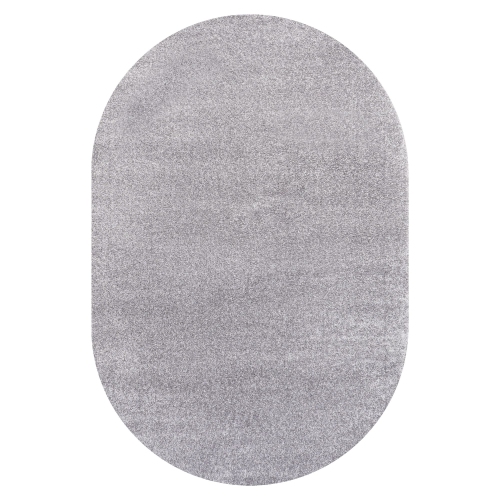 JONATHAN Y  Haze Solid Low Pile Area Rug In Gray
