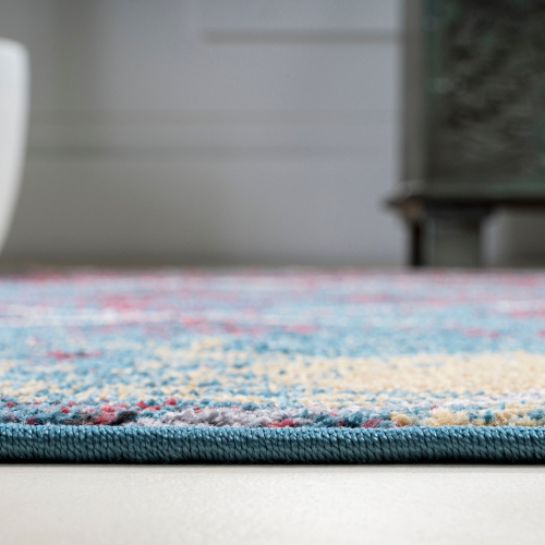 Cole Minimalist Diamond Trellis Area Rug