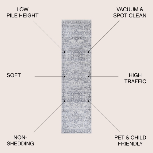 Tapis moderne à motif de médaillons d'époque perse Kasbah