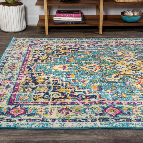 Brooklyn Geometric Medallion Area Rug