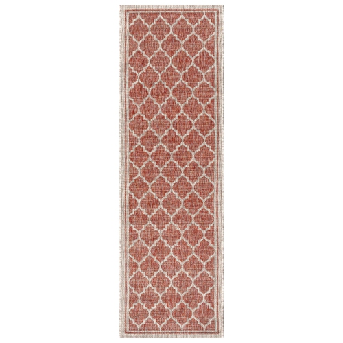 JONATHAN Y  Trebol Moroccan Trellis Textured Weave Indoor/outdoor Area Rug