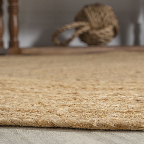 Harmony Boho Jute Circle Area Rug