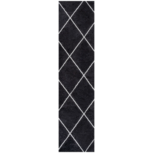 Cole Minimalist Diamond Trellis Area Rug