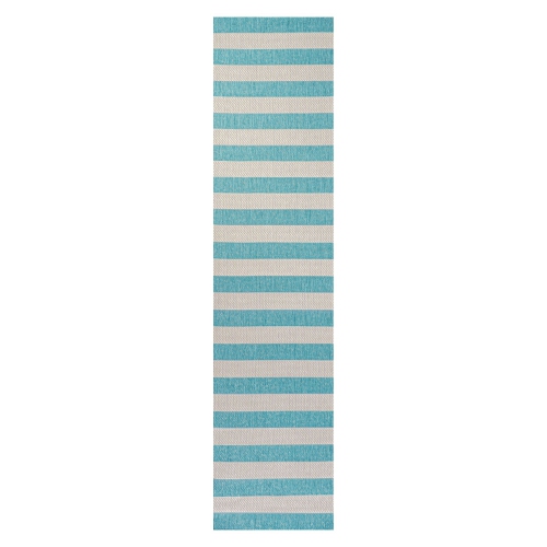 JONATHAN Y  Negril Two Tone Wide Stripe Indoor/outdoor Area Rug