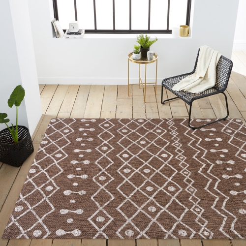 Nokat Tribal Bohemian Indoor/Outdoor Area Rug