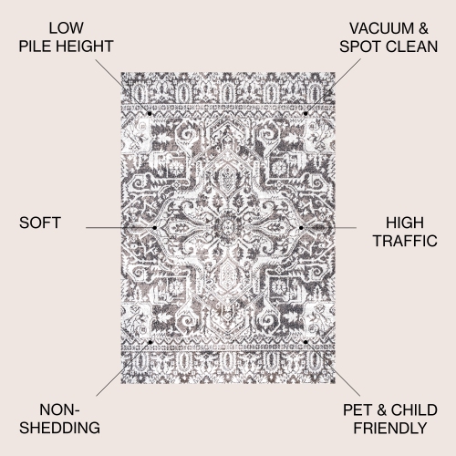 Scala Grand Medallion Ornate Area Rug