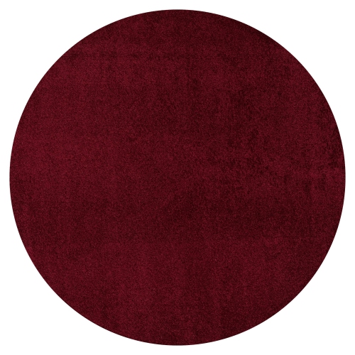 JONATHAN Y  Haze Solid Low Pile Area Rug Dark In Red