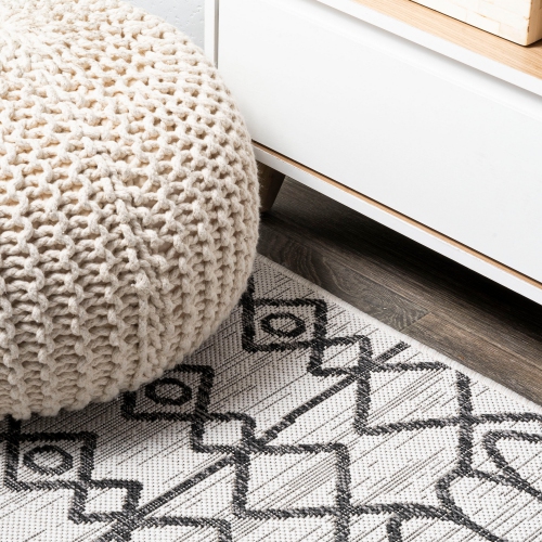 Kafel Tribal Bohemian Indoor/Outdoor Area Rug