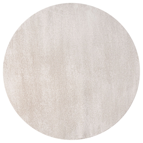 JONATHAN Y  Haze Solid Low Pile Area Rug In Ivory