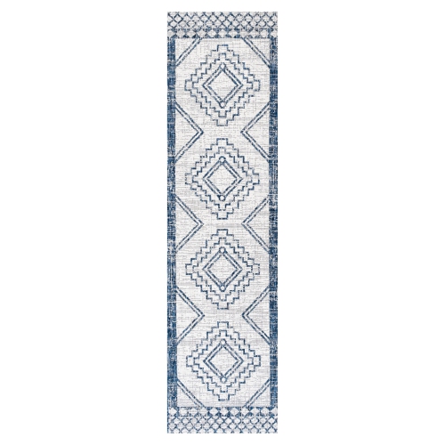 Marokko Diamond Tribal Medallion Indoor/Outdoor Area Rug