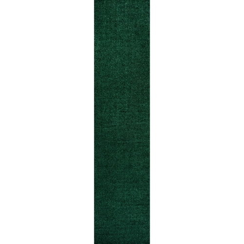 JONATHAN Y  Haze Solid Low Pile Area Rug Emerald