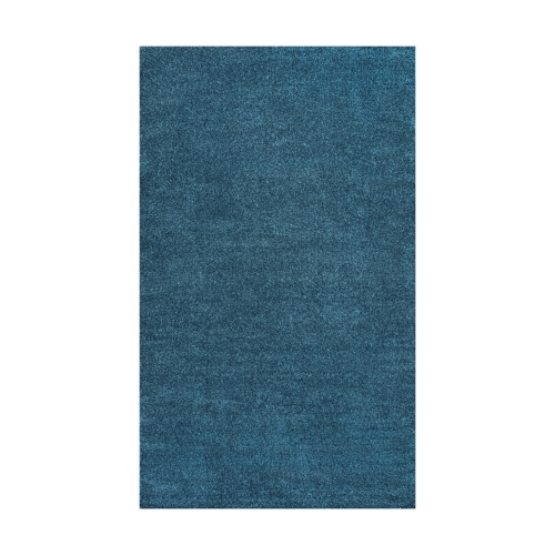 Haze Solid Low Pile Area Rug Turquoise Best Buy Canada