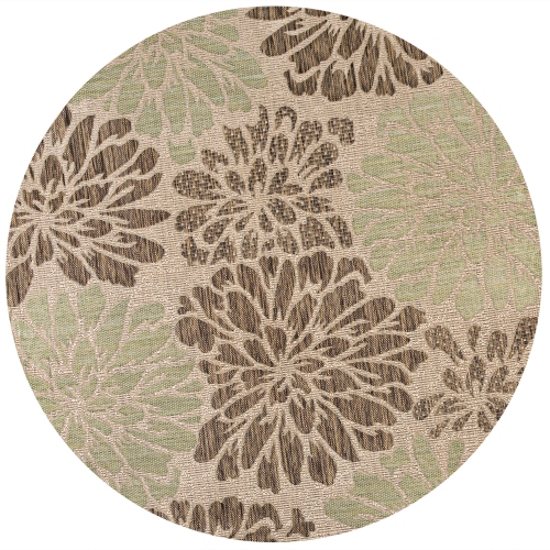 JONATHAN Y  Zinnia Modern Floral Textured Weave Indoor/outdoor Area Rug