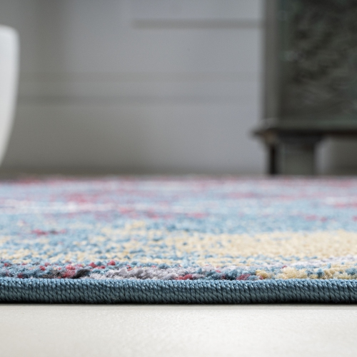 Tapis avec treillis à losanges de Cole Minimalist