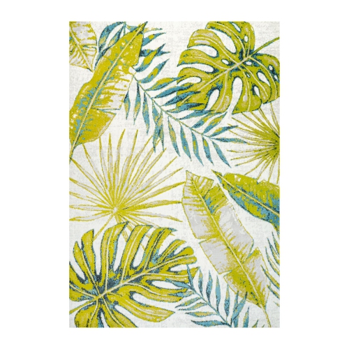 Monstera Tropical Leaves Area Rug