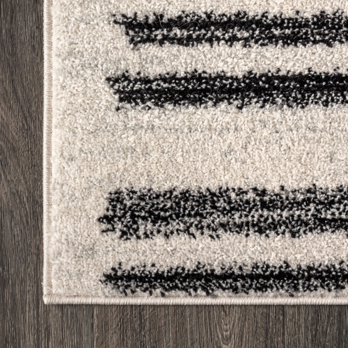 Khalil Modern Berber Stripe Area Rug