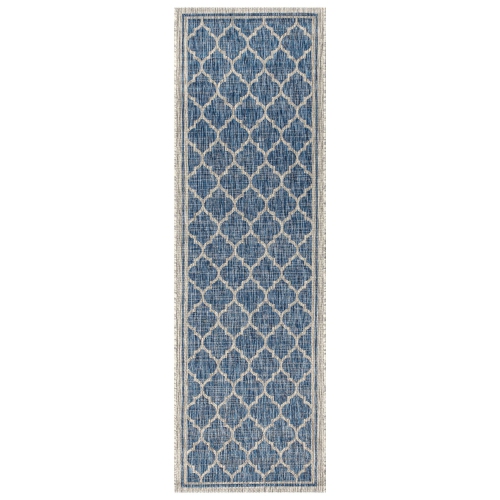 JONATHAN Y  Trebol Moroccan Trellis Textured Weave Indoor/outdoor Area Rug