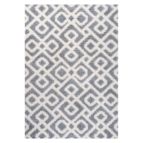 JONATHAN Y  Astrid Retro Trellis High-Low Area Rug