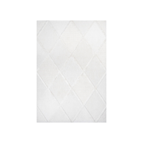 Tapis d'intérieur/d'extérieur en treillis à motif de losanges Salines
