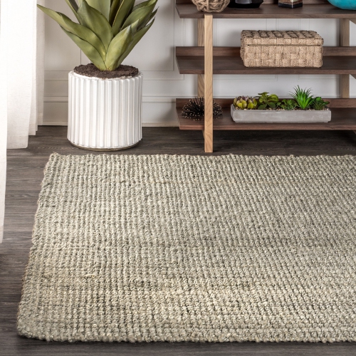 Pata Hand Woven Chunky Jute Area Rug