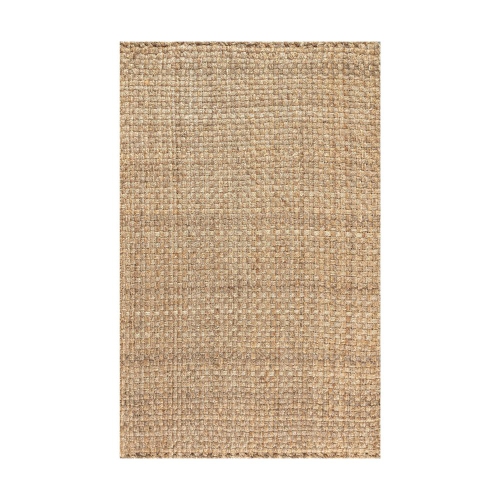 JONATHAN Y  Estera Hand Woven Boucle Chunky Jute Area Rug