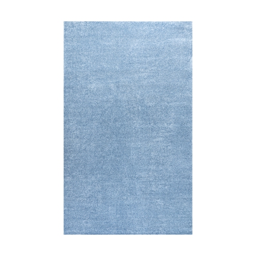 JONATHAN Y  Haze Solid Low Pile Area Rug Classic In Blue