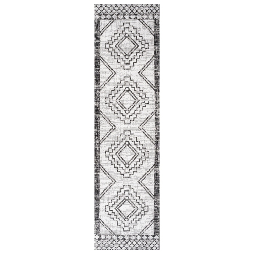 Marokko Diamond Tribal Medallion Indoor/Outdoor Area Rug