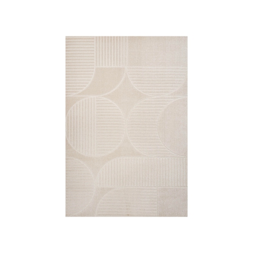 Nordby Geometric Arch Scandi Striped Area Rug