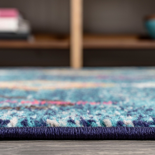 Tapis géométrique « Tribal Love »