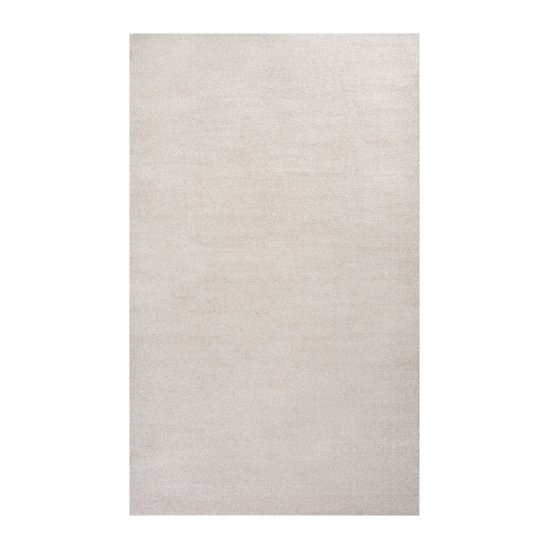 JONATHAN Y  Haze Solid Low Pile Area Rug In Ivory