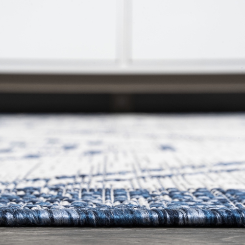 Marokko Diamond Tribal Medallion Indoor/Outdoor Area Rug