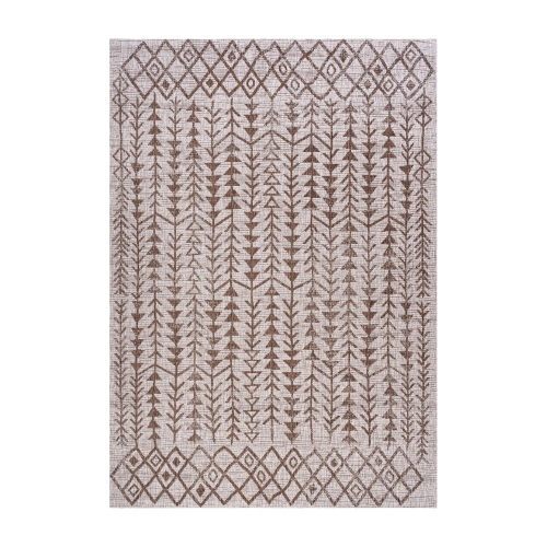 Image 1 de 10.. Tapis à motif géométrique intérieur/extérieur Tokay Bohemian