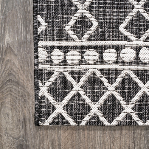 Kafel Tribal Bohemian Indoor/Outdoor Area Rug