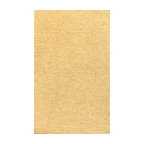 JONATHAN Y  Haze Solid Low Pile Area Rug Mustard