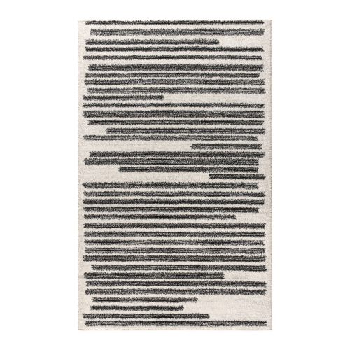 Khalil Modern Berber Stripe Area Rug