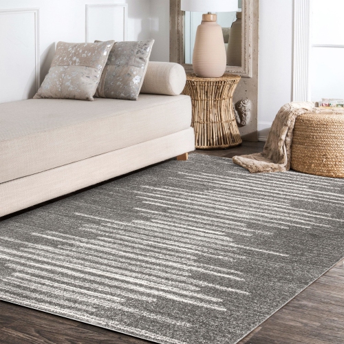 Aya Berber Stripe Geometric Area Rug