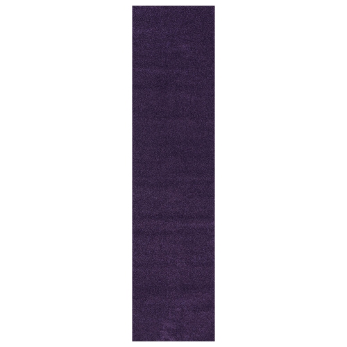 JONATHAN Y  Haze Solid Low Pile Area Rug In Purple