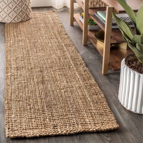 Pata Hand Woven Chunky Jute Area Rug