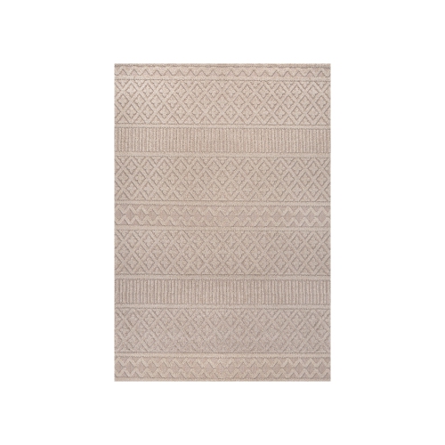 Tapis moderne Ormond, treillis géométrique haut-bas