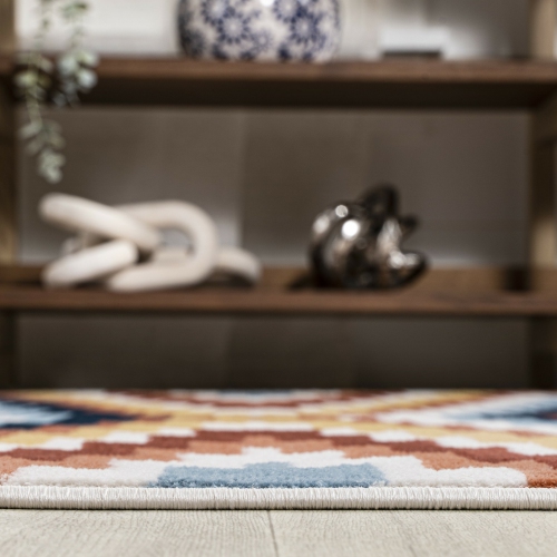 Konya Diamond Kilim Geometric Area Rug