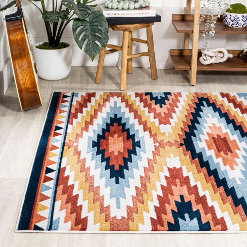 Konya Diamond Kilim Geometric Area Rug