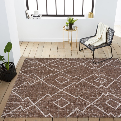 Carwa Tribal Diamond Trellis Indoor/Outdoor Area Rug