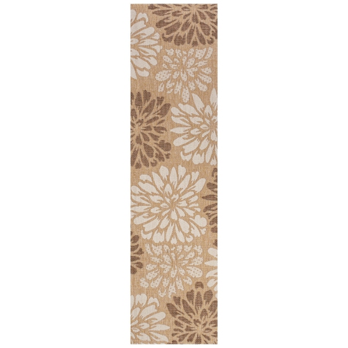 JONATHAN Y  Zinnia Modern Floral Textured Weave Indoor/outdoor Area Rug