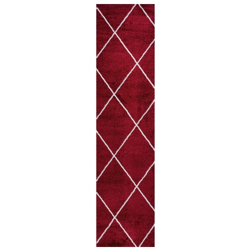 JONATHAN Y  Cole Minimalist Diamond Trellis Area Rug