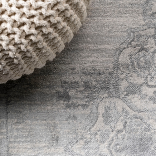 Tapis décoratif à motif de médaillon marocain rétro perse moderne