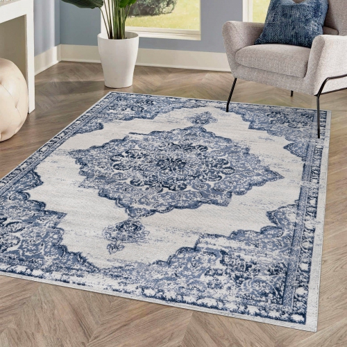 Alhambra Ornate Medallion Modern Area Rug