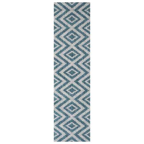 Tapis d'intérieur/d'extérieur à motif de losanges de Sintra