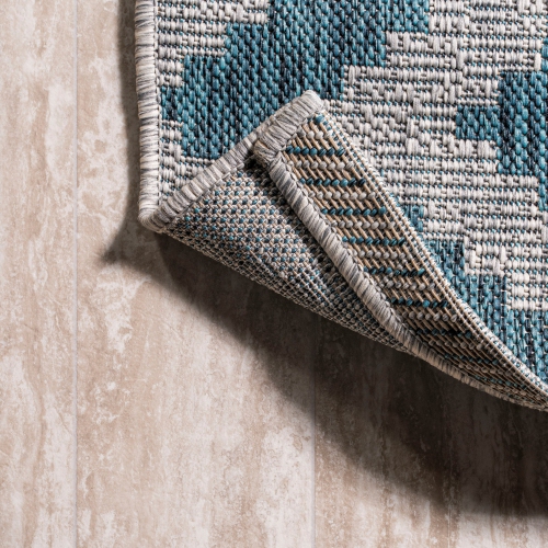 Tapis d'intérieur/d'extérieur à motif de losanges de Sintra